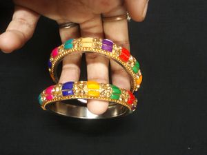 Multi Colour Bangles For Womens/Girls 😍