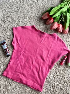 Hot Pink Boxy Tee
