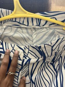 Patterned Casual Pants