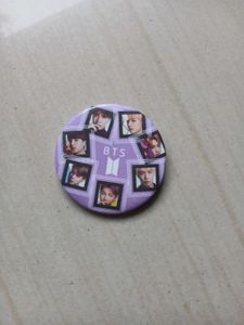 BTS Pin Button