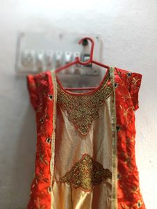 New Ethnic Frock With Coat Model