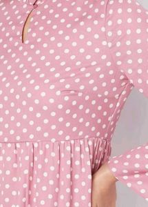 Pink Polka Dot Dress