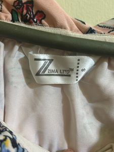 Summer Floral Dress With Lining
