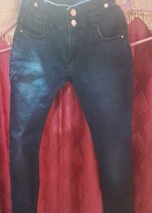 Dark Blue Denim Jeans