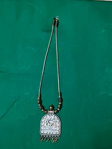 Ethnic Silver Necklace