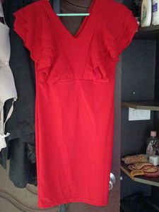 Red Dress Bodycon, Strechable