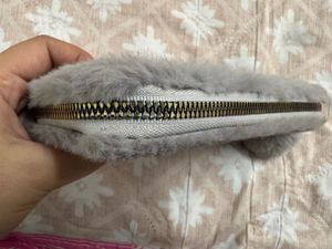 Cute Furry Cat Pouch