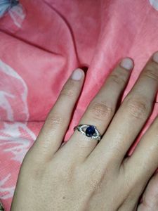 Silver Oval Ring