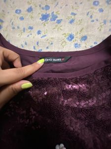 Voilet Maxi Dress Or Gown