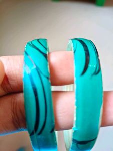 Blue Colour Bangles