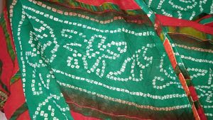 Multi Bandhani Saree