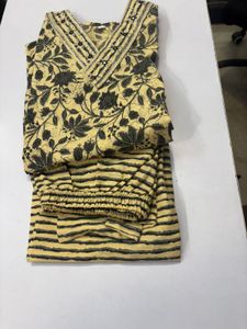 Floral Print Kurta