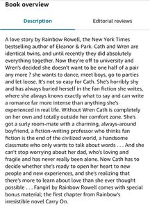 Fangirl Fiction Book by Rainbow Rowell