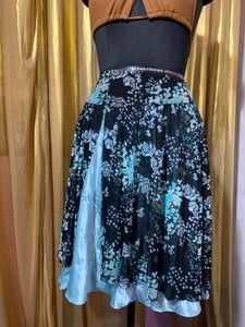 Floral Print Skirt