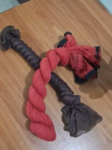 Red &amp; Brown Women's Dupattas