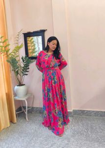 Floral Print Maxi Dress