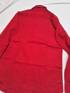 MUFTI Brand New Stylish Red Casual Shirt