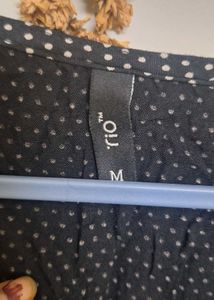 Polka Dot Button-Down Dress