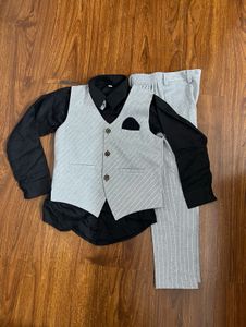 Boys&#39; Formal Vest &amp; Shirt Set (5yrs)