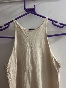 Elegant Cream Midi Dress