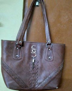 Brown handbag