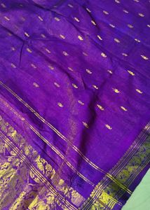Shinning Pure Gadwal Saree