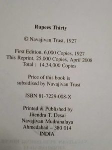Story of My Experiments with Truth