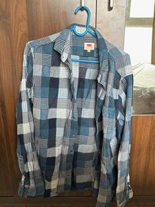 Levi&#39;s Blue Checked Shirt