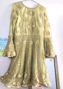 Embellished Embroidered Net Sharara Set