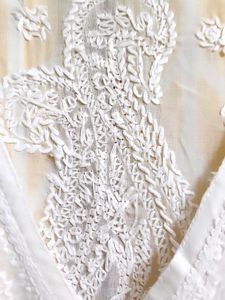 White Embroidered Kurta