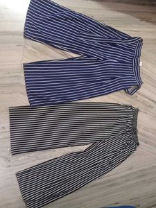Two Striped Flared Pants