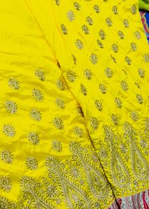 Chanderi Silk (all Over Stone Work)