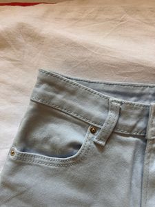 H&amp;M Ice Blue - Wide Leg Twill Trouser