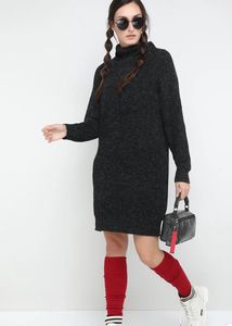 Turtle neck winter dress