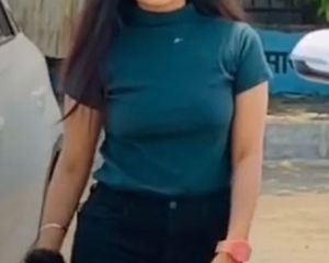 Turtle Neck Green Top
