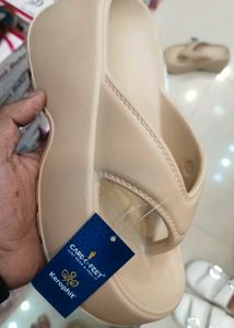Care-o-Feet Kerophit Beige Flip-Flops