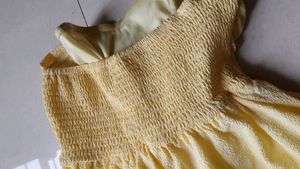 Yellow Mini Dress