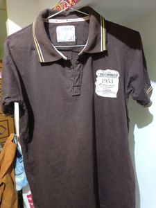 A-one Collar Tshirt For Men Size M