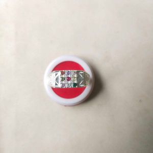 Pure Silver Navaratna Ring