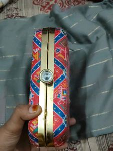 Ethnic Patterned Clutch