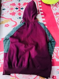 Maroon &amp; Grey Hoodie