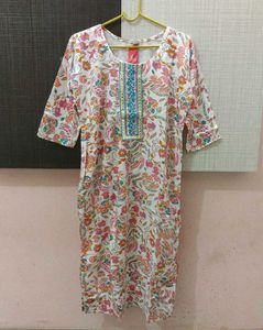 Floral Print Kurti with Palazzo Pants