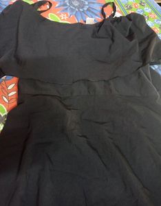 Black Fit&amp;flare One Piece