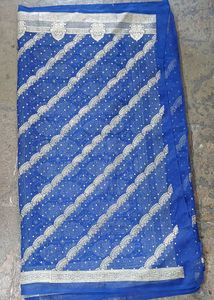 Blue Ethnic Saree