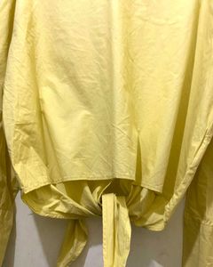 Yellow Tie-Back Blouse 38-44