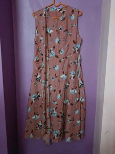 Floral Print Sleeveless Dress