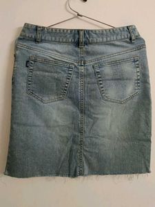 Denim Mini Skirt