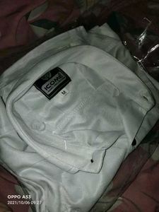 Stylish White Bird Print Shirt