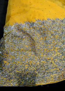 Beautiful full hand work heavy saree