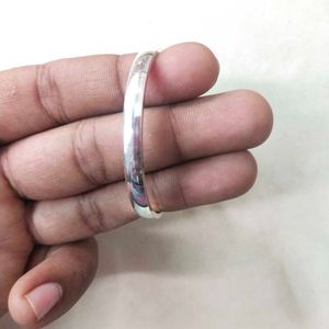 VMP70 Pure Silver Baby Panjabi Plain Kada 1/14